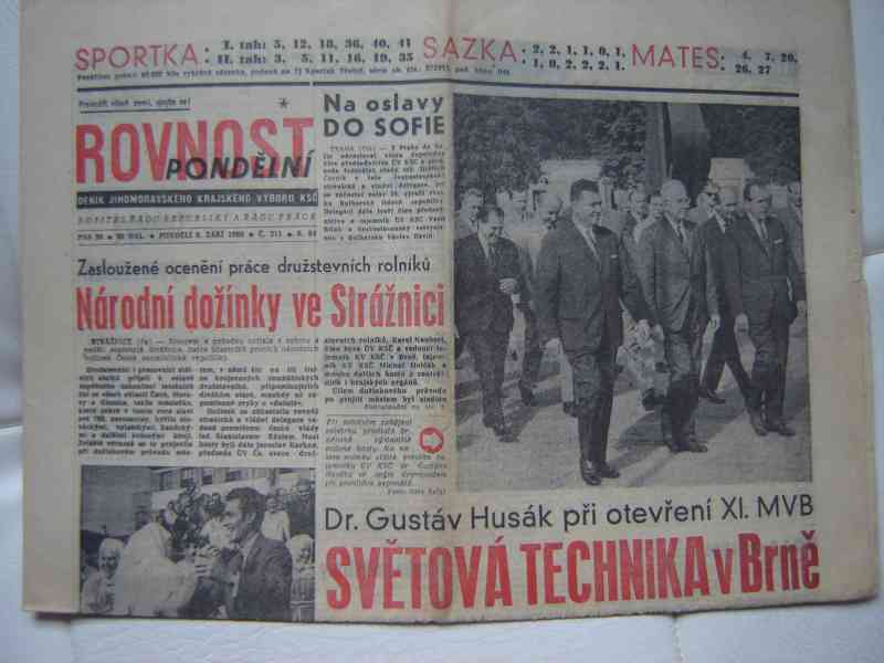 Staré noviny1913,1922,1945,1946,1948,1929,1952,1953,1957 - foto 8
