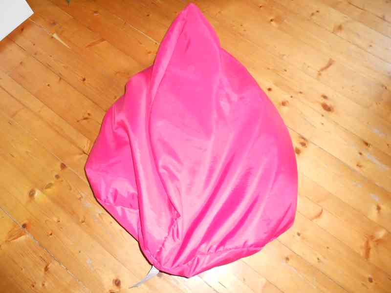 Sedací dětský pytel KOLIND 60×90×60-ružový+zelený  - foto 4