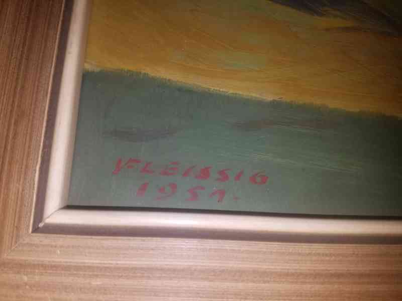 Zarámovaný obraz Vesnice od Vítězslav Fleissig - foto 2