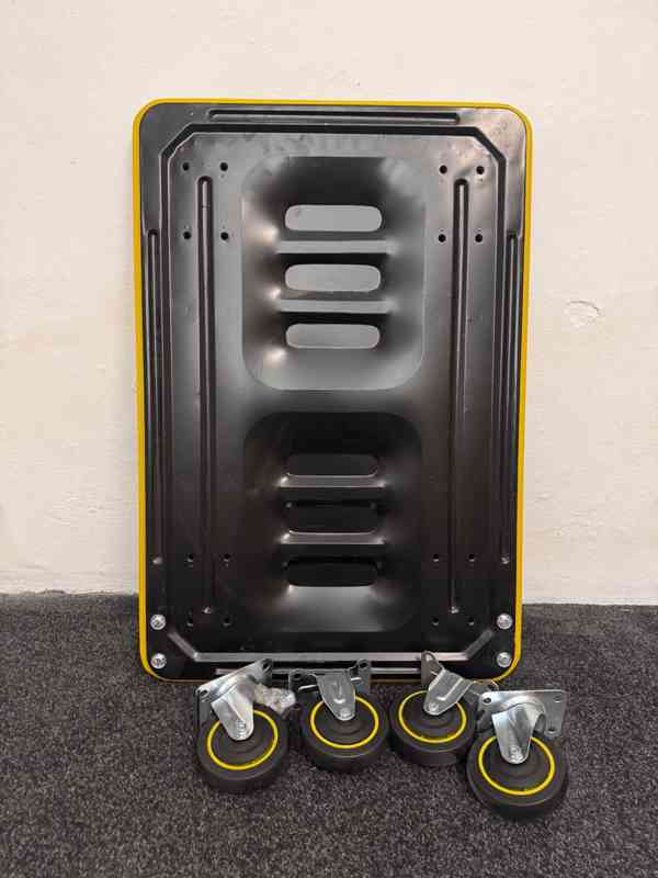 Vozík plošinový se sklopným madlem 300kg (3ks) - foto 3