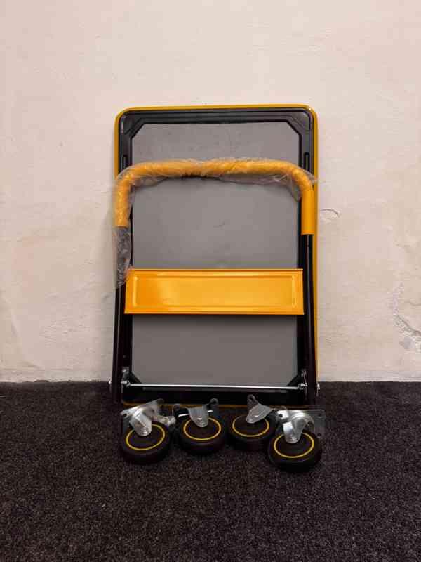 Vozík plošinový se sklopným madlem 300kg (3ks) - foto 2