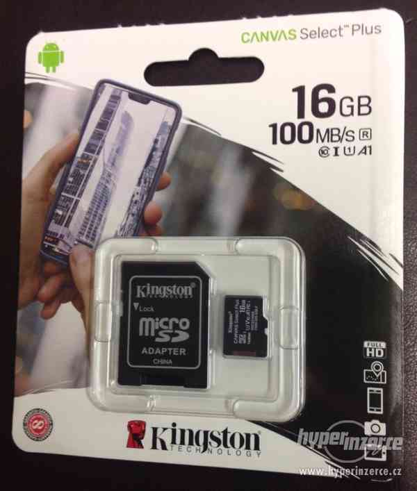Kingston microSD 16GB (100MB/s) - foto 1