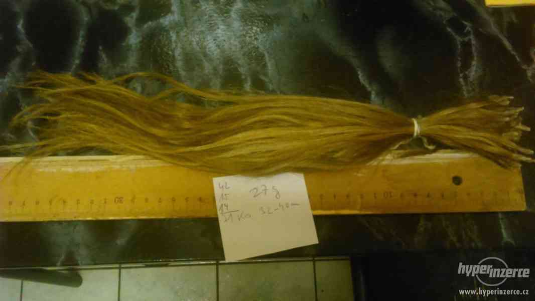 Evropské vlasy na keratinu 32-40cm - foto 1