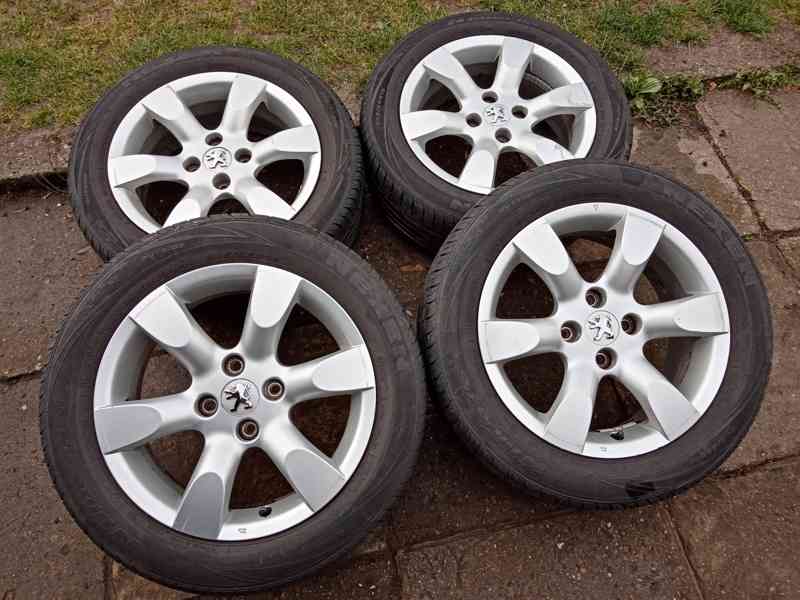 Obutá Alu kola 16ky 4x108 pneu 80% PEUGEOT CITROEN - dobírka - foto 1