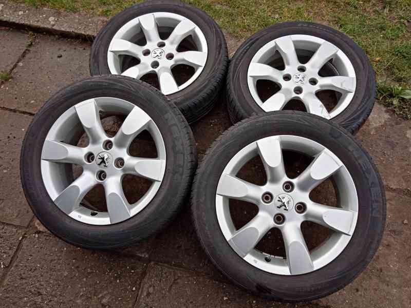 Obutá Alu kola 16ky 4x108 pneu 80% PEUGEOT CITROEN - dobírka - foto 5