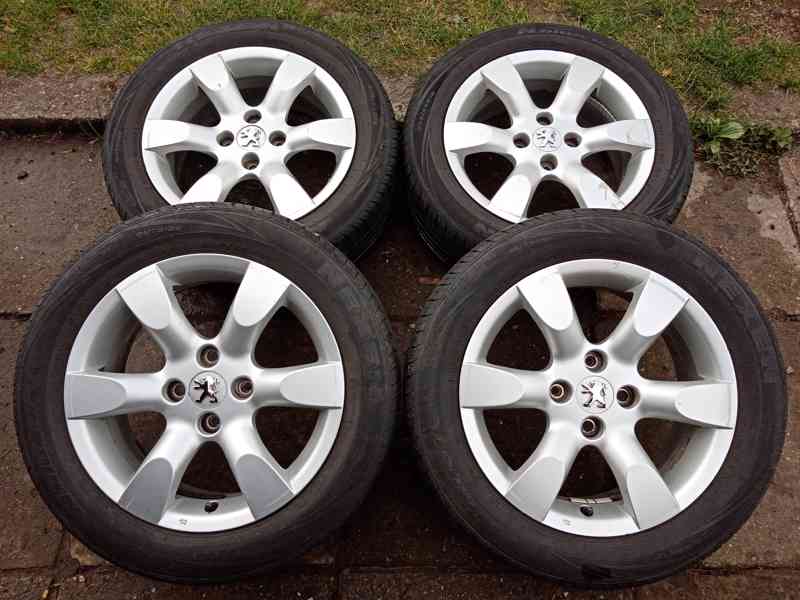 Obutá Alu kola 16ky 4x108 pneu 80% PEUGEOT CITROEN - dobírka - foto 3