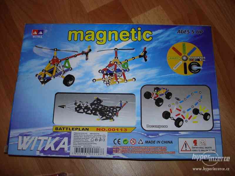 magnetic vrtulník nebo auto NOVÝ - foto 3