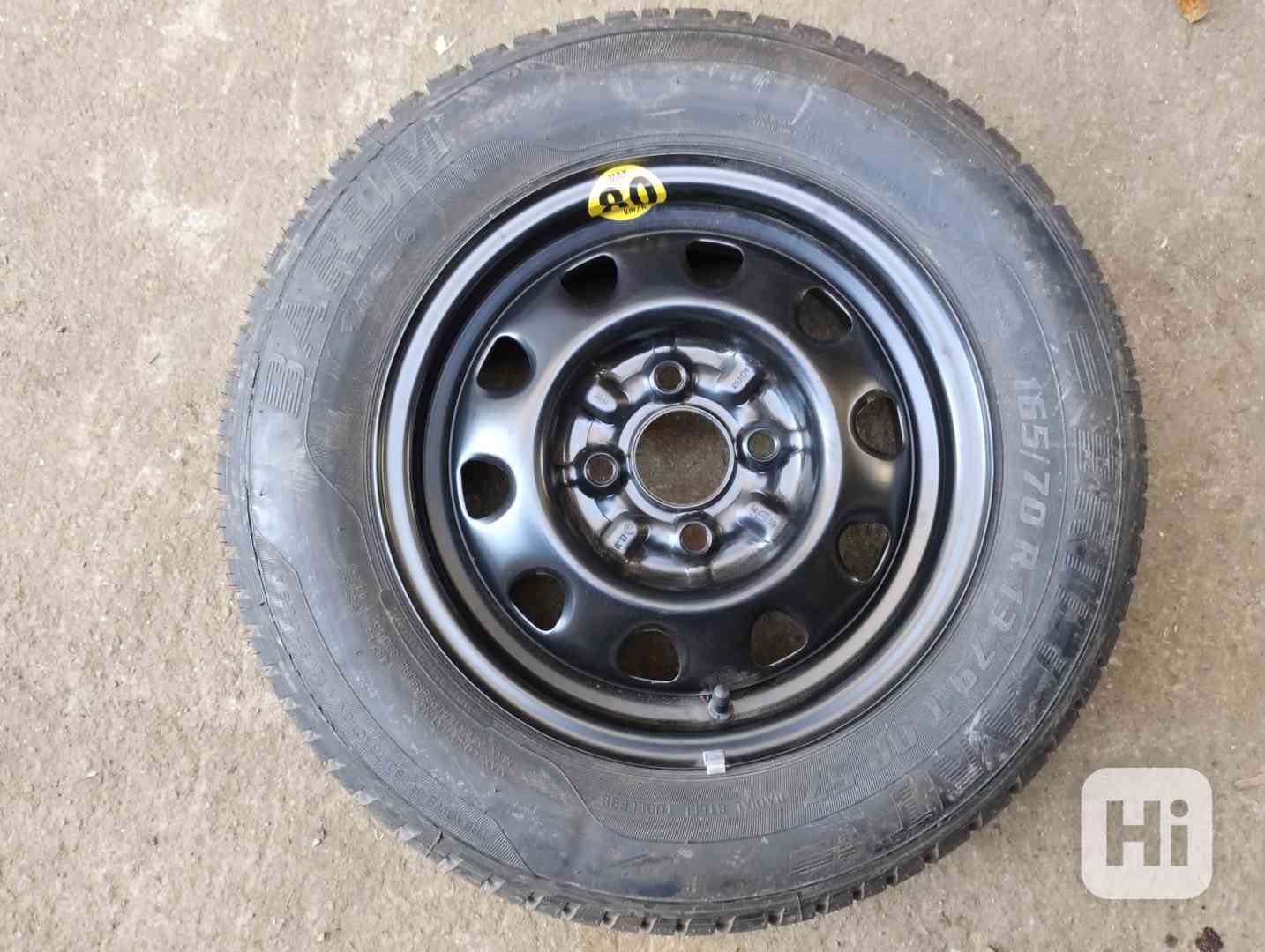 Plechové ráfky 13"+rezerva Škoda Felicie - foto 1