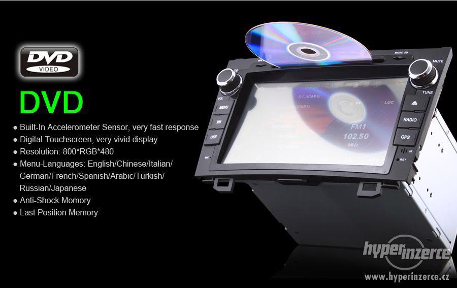 HONDA CRV CR-V Dotykove Autoradio NAVI DVD BT SD USB 8displ. - foto 4