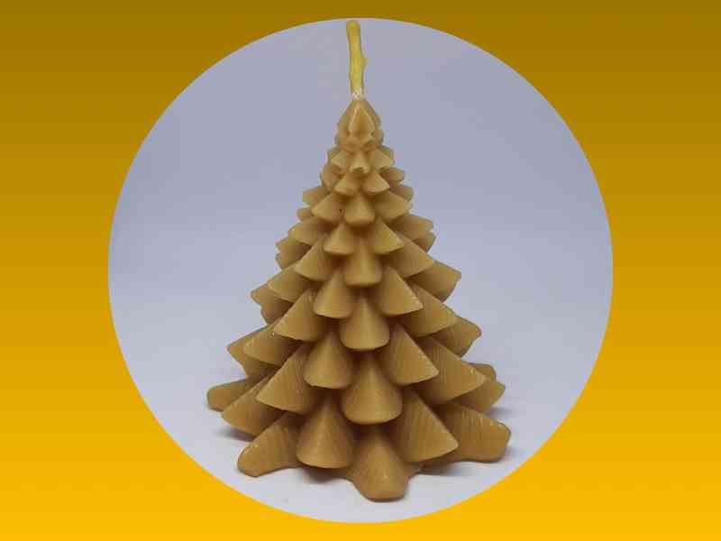 Svíčky ze 100% včelího vosku - různé druhy - foto 2