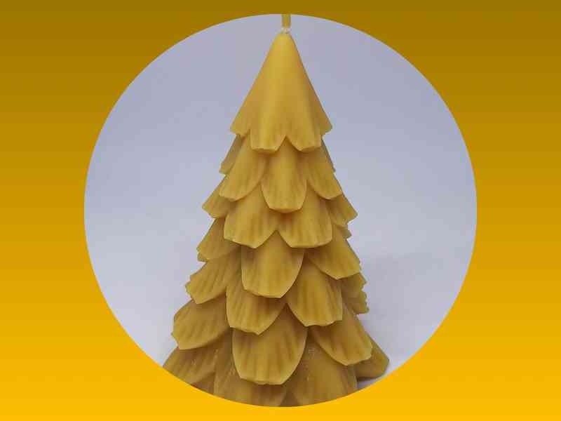 Svíčky ze 100% včelího vosku - různé druhy - foto 17