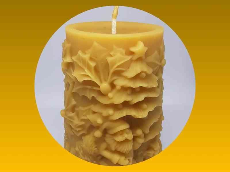 Svíčky ze 100% včelího vosku - různé druhy - foto 8
