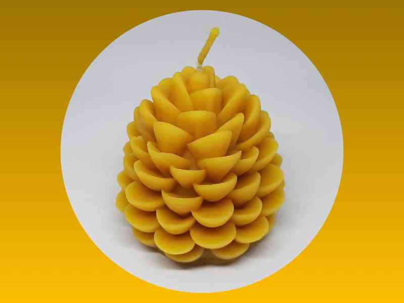 Svíčky ze 100% včelího vosku - různé druhy - foto 23