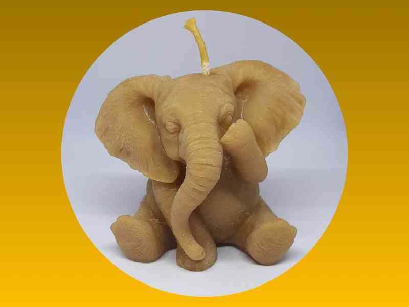 Svíčky ze 100% včelího vosku - různé druhy - foto 3