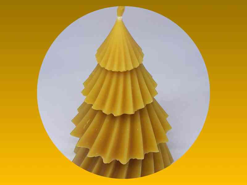 Svíčky ze 100% včelího vosku - různé druhy - foto 13