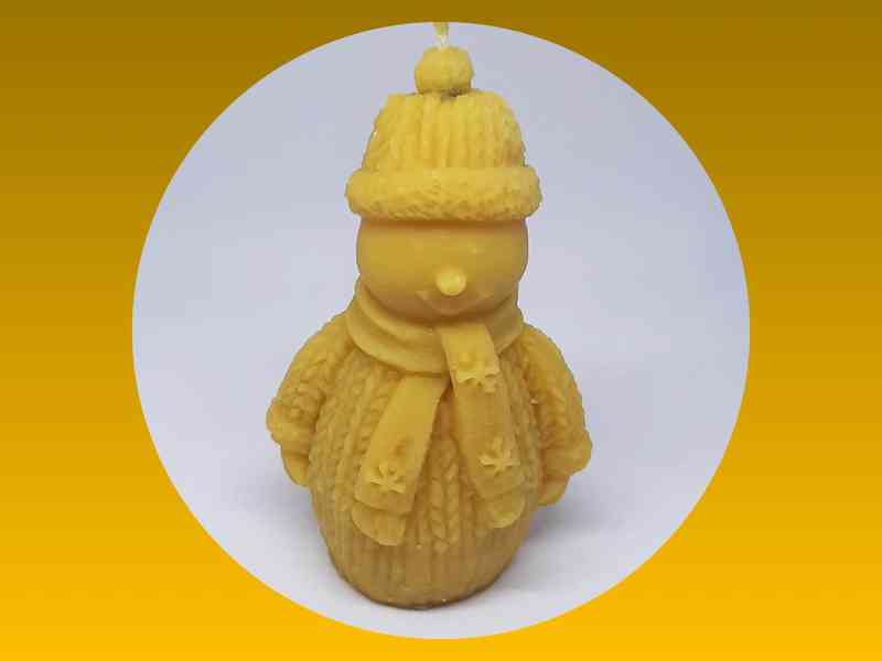 Svíčky ze 100% včelího vosku - různé druhy - foto 21