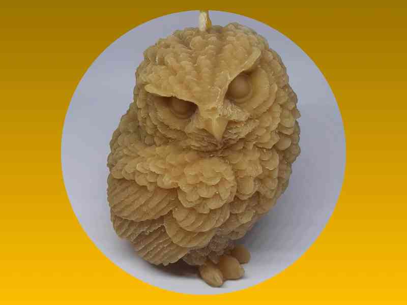 Svíčky ze 100% včelího vosku - různé druhy - foto 5