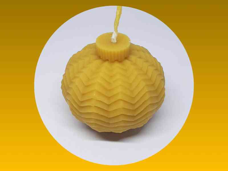 Svíčky ze 100% včelího vosku - různé druhy - foto 24