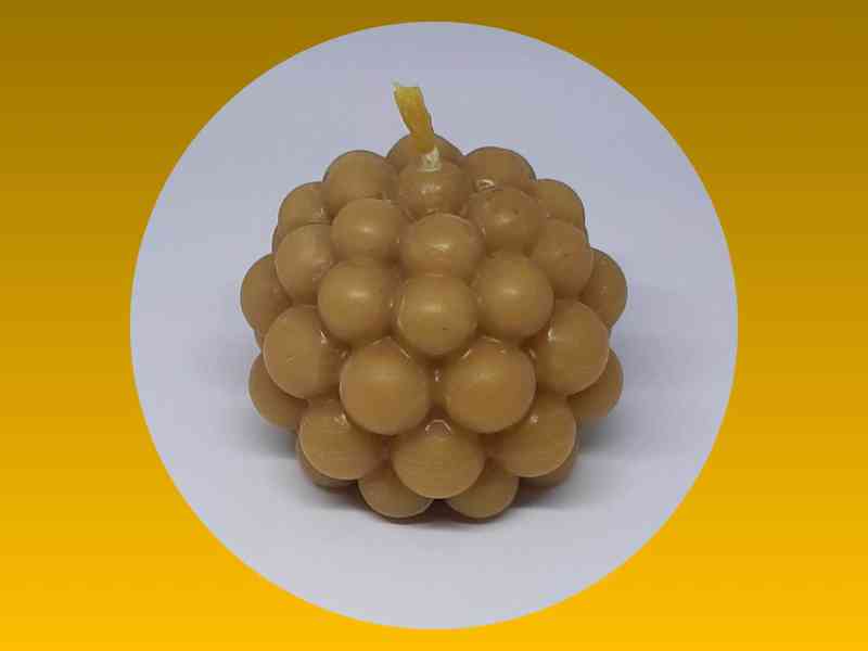 Svíčky ze 100% včelího vosku - různé druhy - foto 6