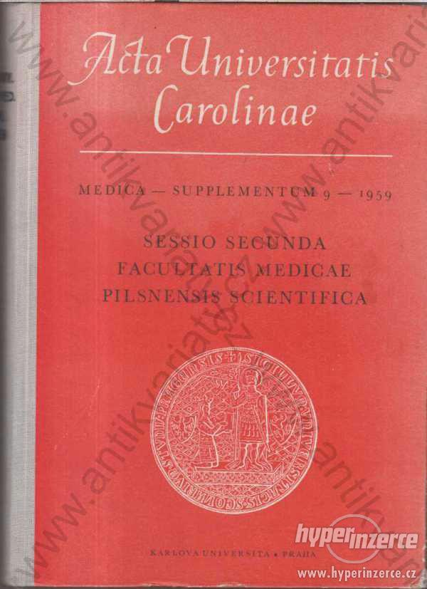 Acta Universitatis Carolinae, Medica 1959 - foto 1