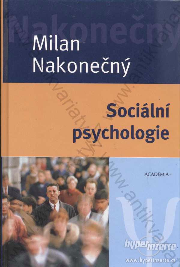 Sociální psychologie Milan Nakonečný  1999 - foto 1