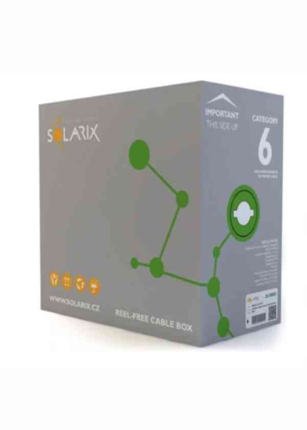 Solarix utp cat 6 datový kabel