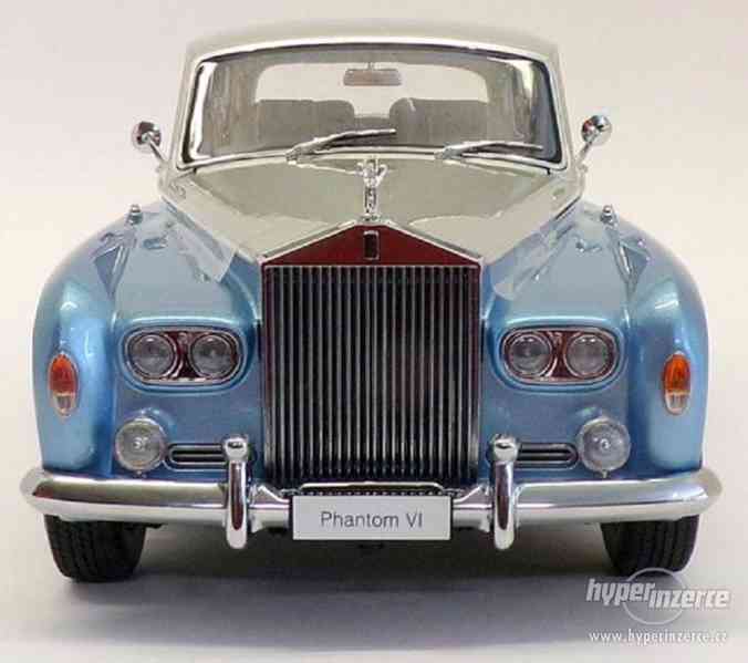 Model Rolls-Royce Phantom VI 1:18 Kyosho Blue-Silver - foto 11