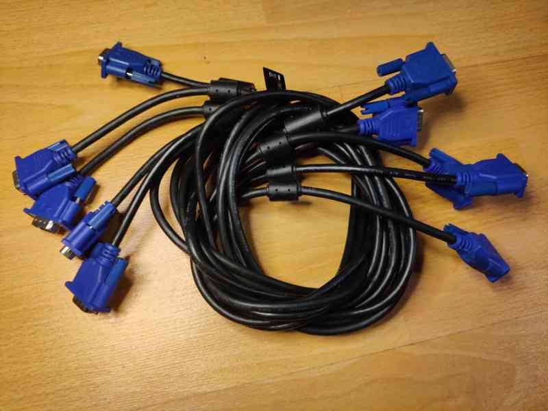 VGA kabely (5 ks) - foto 2