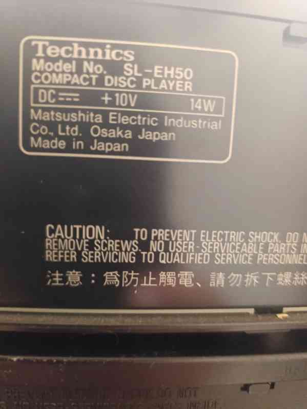 TECHNICS věž EH-50, 4díly, CD-Rádio-Double deck- Zesilovač - foto 8