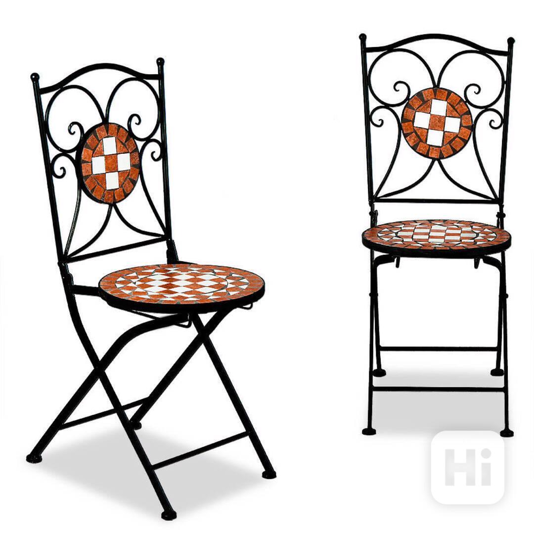 Skládací mozaikové židle Gernika | set 2 ks - foto 1