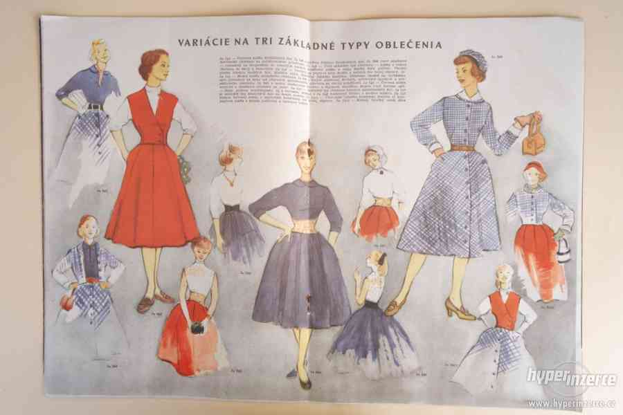 Slovenský časopis Móda textil leden-únor 1954 - foto 9