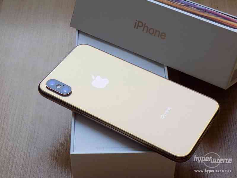 APPLE iPhone XS 64GB Gold - ZÁRUKA - TOP STAV - foto 6