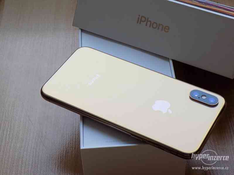 APPLE iPhone XS 64GB Gold - ZÁRUKA - TOP STAV - foto 7