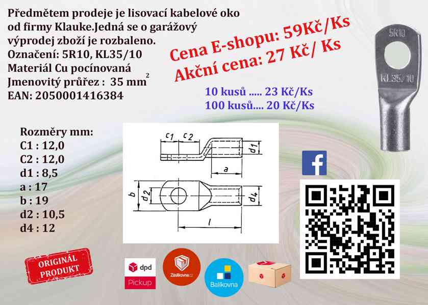 Krimpovací oka Klauke Top cena - foto 5