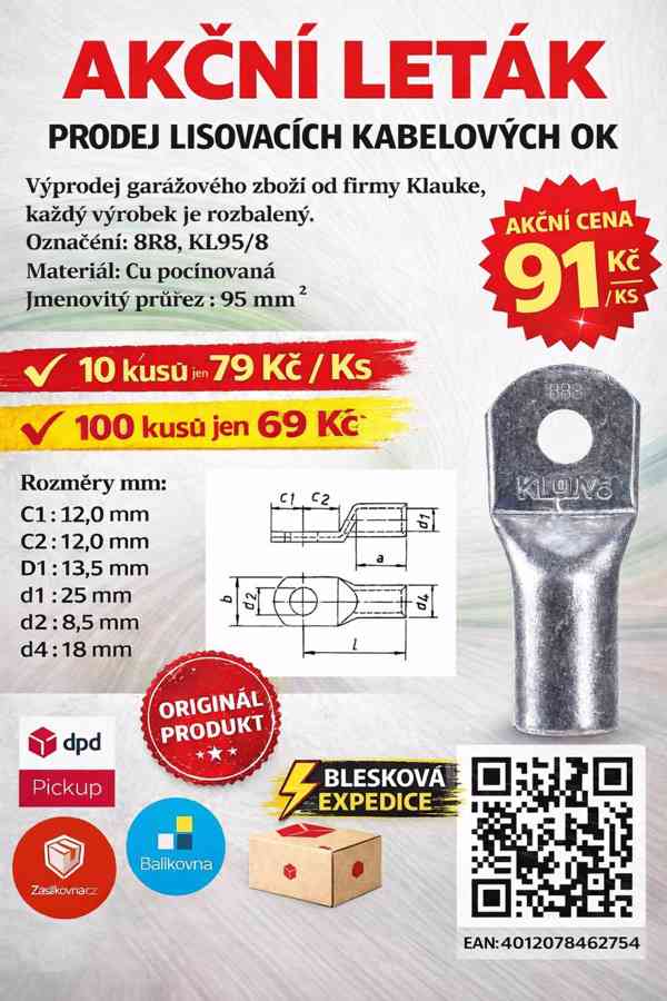 Krimpovací oka Klauke Top cena - foto 9