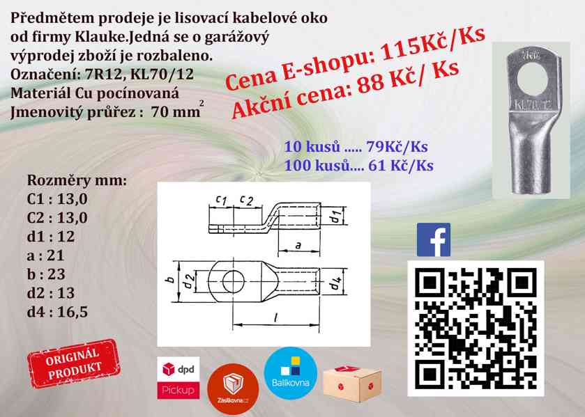 Krimpovací oka Klauke Top cena - foto 8