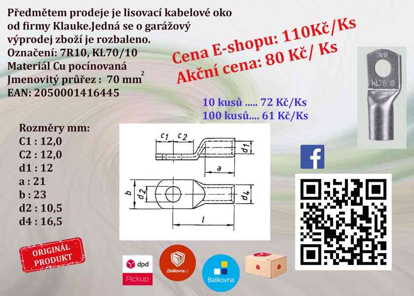 Krimpovací oka Klauke Top cena - foto 7