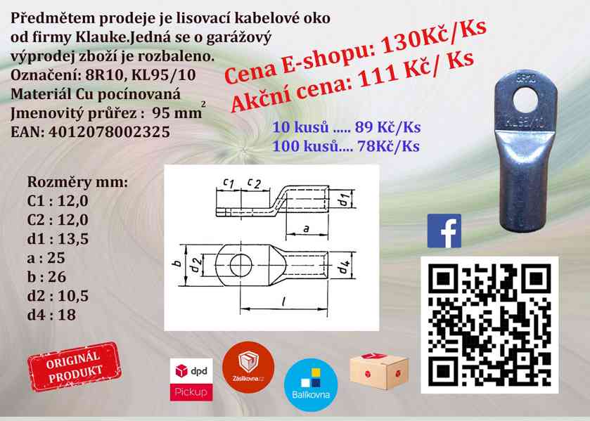 Krimpovací oka Klauke Top cena - foto 10