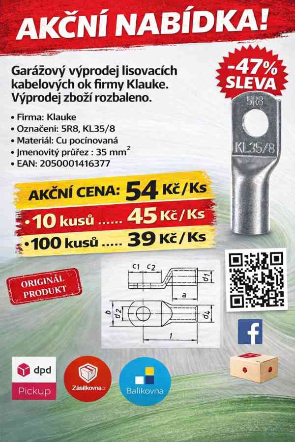 Krimpovací oka Klauke Top cena - foto 4