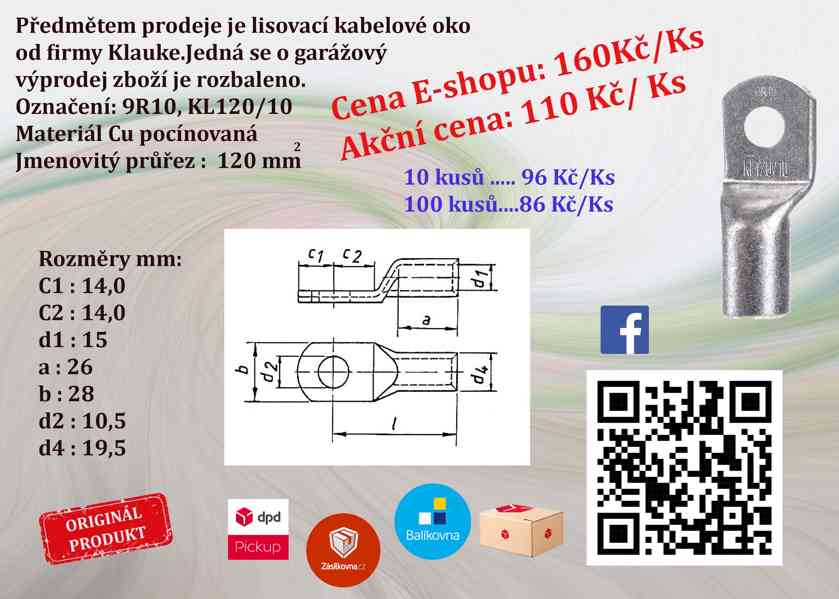 Krimpovací oka Klauke Top cena - foto 11