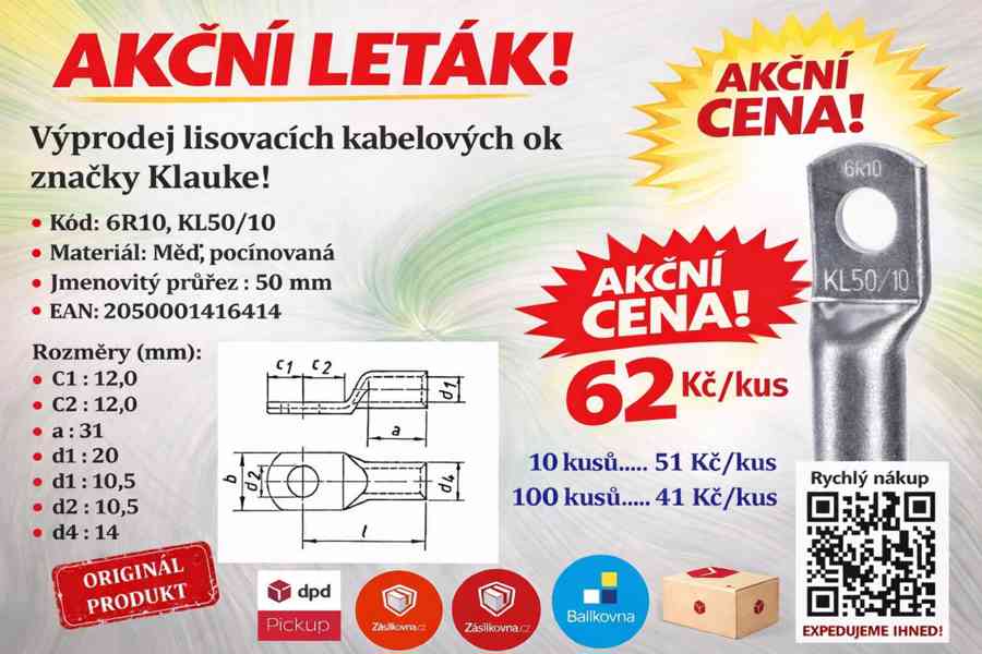 Krimpovací oka Klauke Top cena - foto 6