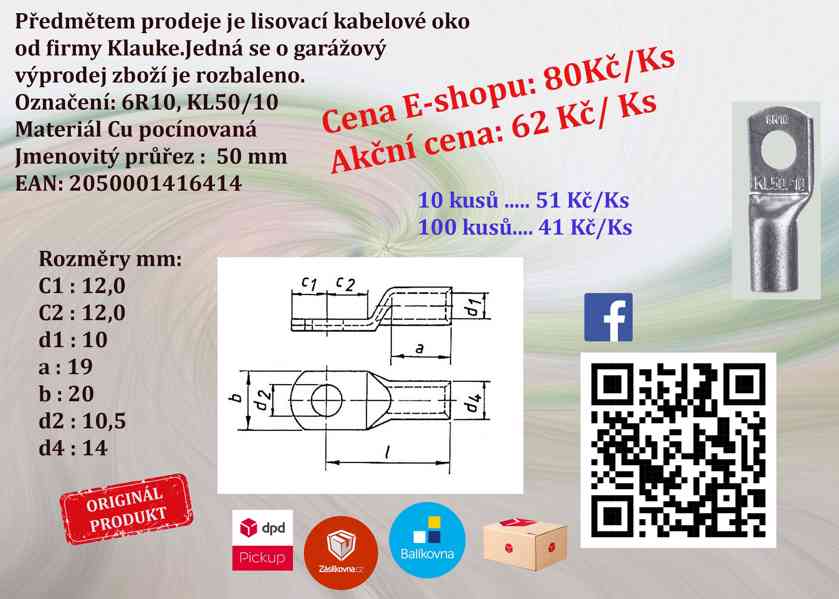 Krimpovací oka Klauke Top cena - foto 6