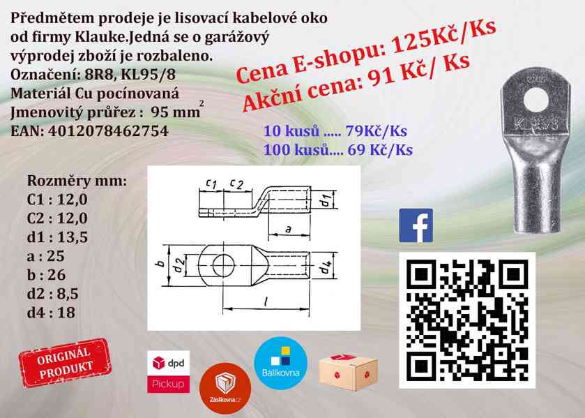 Krimpovací oka Klauke Top cena - foto 9