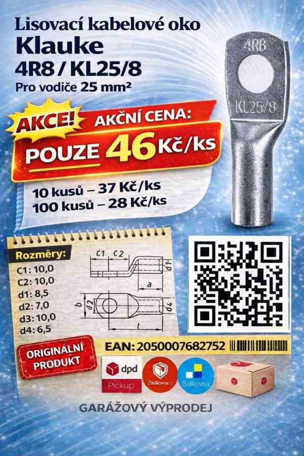 Krimpovací oka Klauke Top cena - foto 3