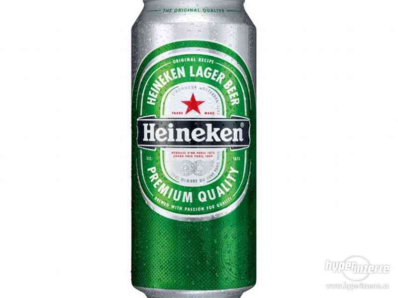 Pivo Heineken 0,5 l x 24 plechovek 5% ALC. BBD Fresh vyroben - foto 1