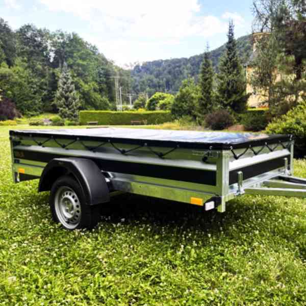 Nový profi přívěsný vozík 2,35m x1,30, svařovaný rám, DPH - foto 21