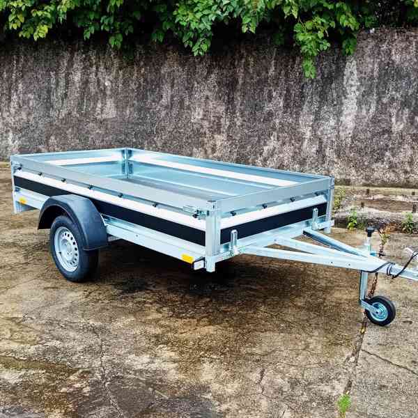 Nový profi přívěsný vozík 2,35m x1,30, svařovaný rám, DPH - foto 2