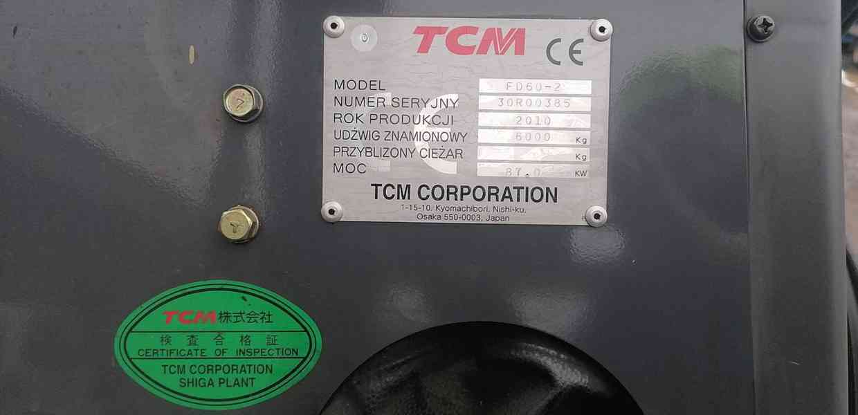 TCM FD 60 nový pozicionér, boční posuv, vidle 2,4 m - foto 11