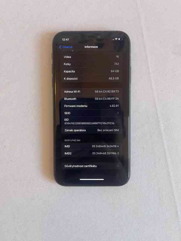 Apple iPhone 11 64GB RED – plně funkční, baterie 97 %, vč... - foto 4