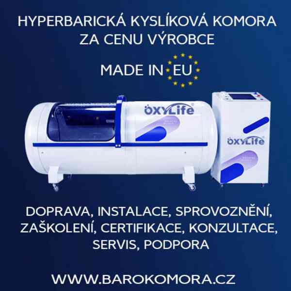 Kyslíková hyperbarická komora je již dostupná i pro Vás! - foto 5